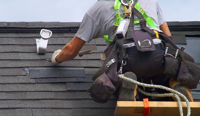 Professional roof repair