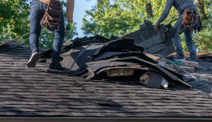 Professional roofing repair