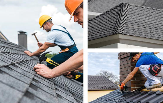 Image depicting roof repair, replacement, and installation services.