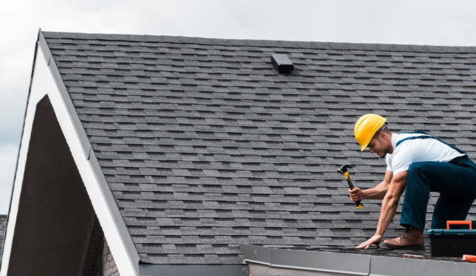 Professional roof installation service